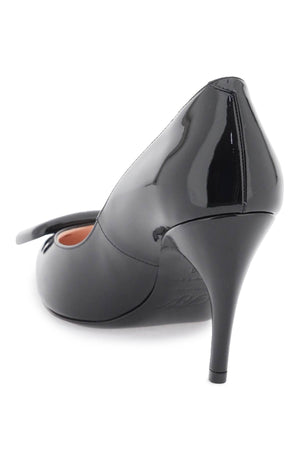 時尚女性最佳選擇 - 光滑黑色專利皮革高跟鞋