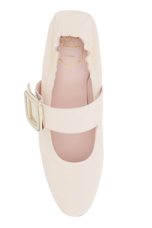 經典白色真皮貝蕾娜平底鞋 - 適合FW23的完美選擇！