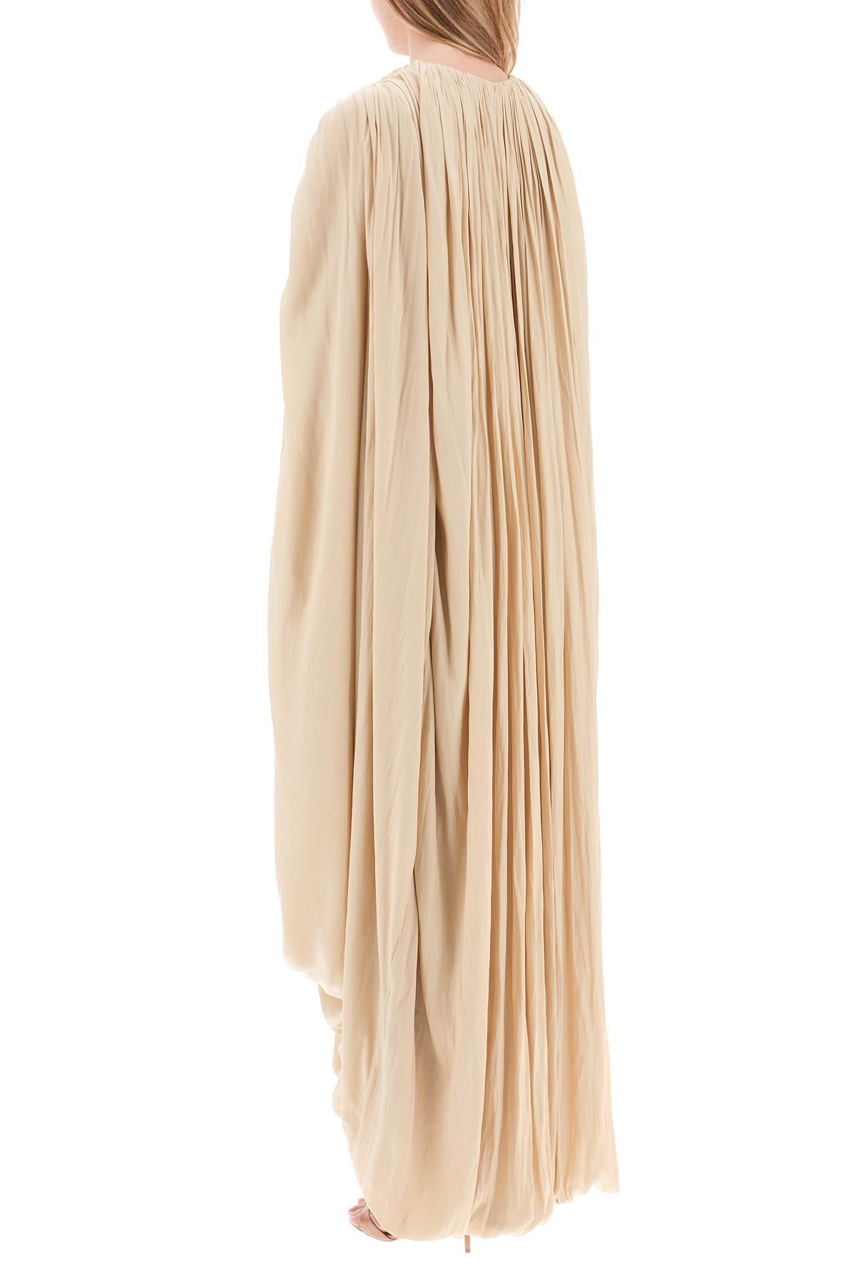 優雅光澤長裙 - 超級自信的袖子打造優雅美麗，適合任何特別場合的招牌晚裝