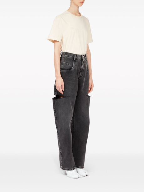 MAISON MARGIELA Cut-Out High-Rise Denim Jeans