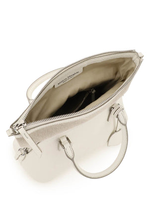 MAISON MARGIELA SS23 Crossbody Bag | White Calf Leather Top-handle Women's Purse