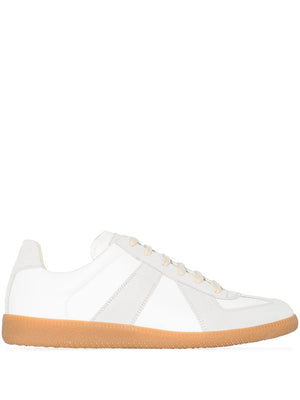 White Leather Low-Top Sneakers for Women - Maison Margiela