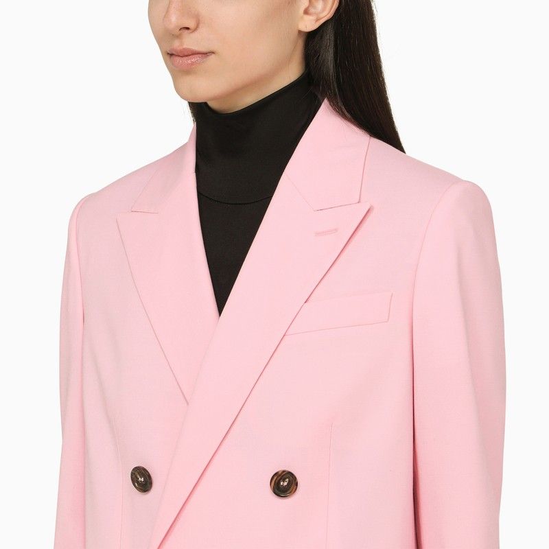 DSQUARED2 Double-Breasted Pink Jacket for Women