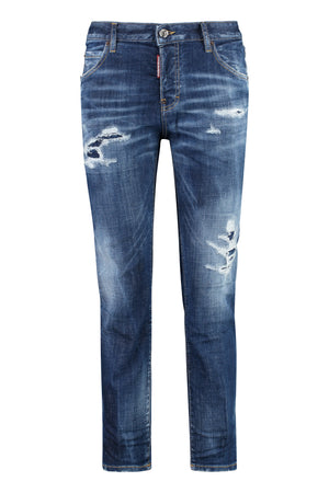 DSQUARED2 Stylish and Chic Straight Leg Jeans for Women