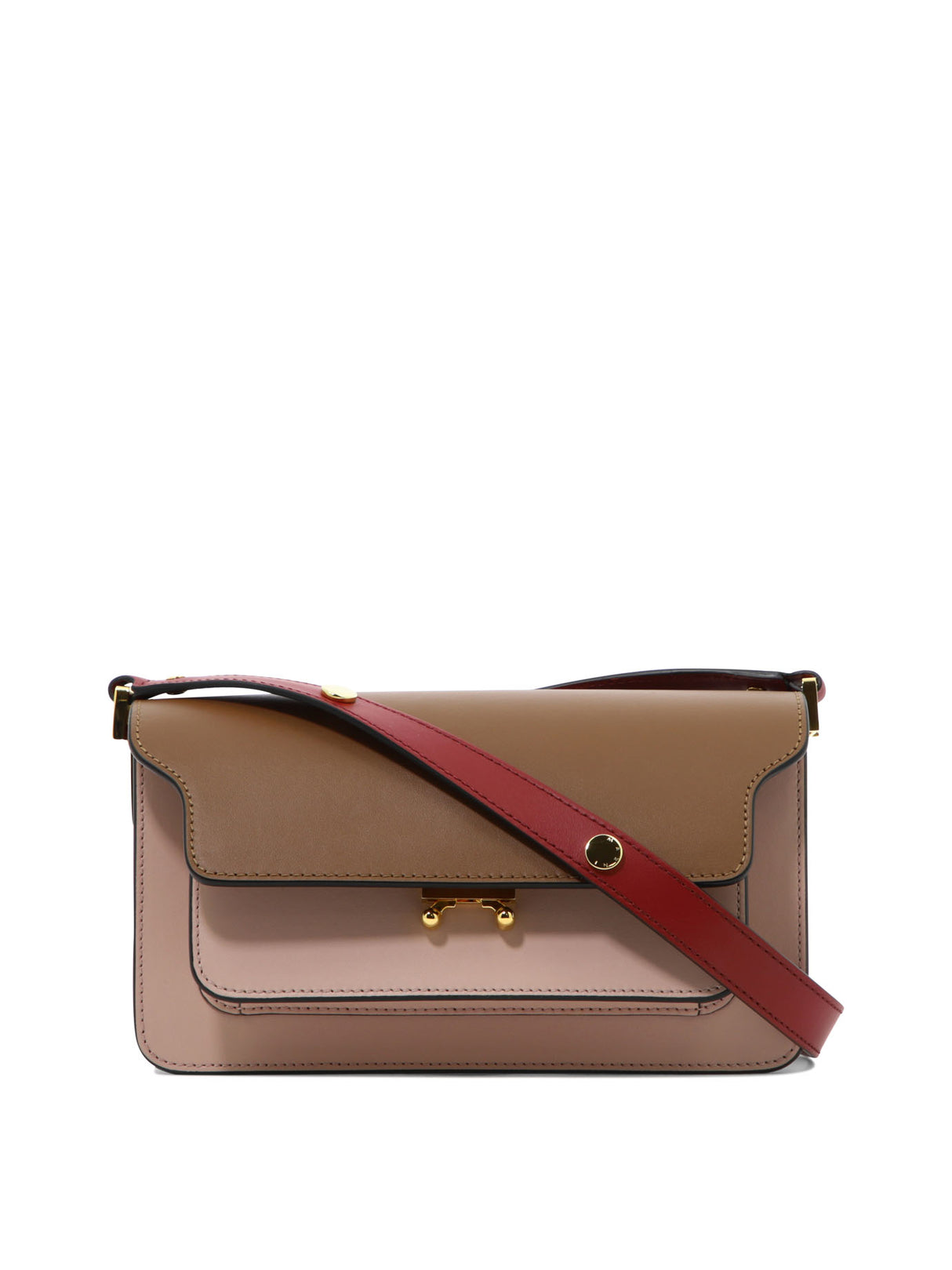 MARNI Brown Leather Crossbody Bag for Women