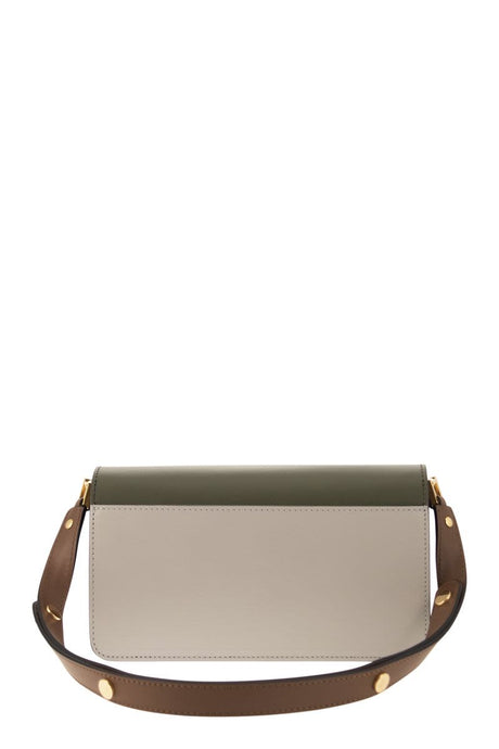 MARNI Elegant Stone/Green/Brown Shoulder Bag for Women
