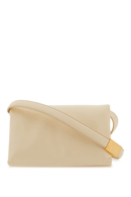MARNI Fashionable White Padded Leather Handbag for Women - SS23 Collection