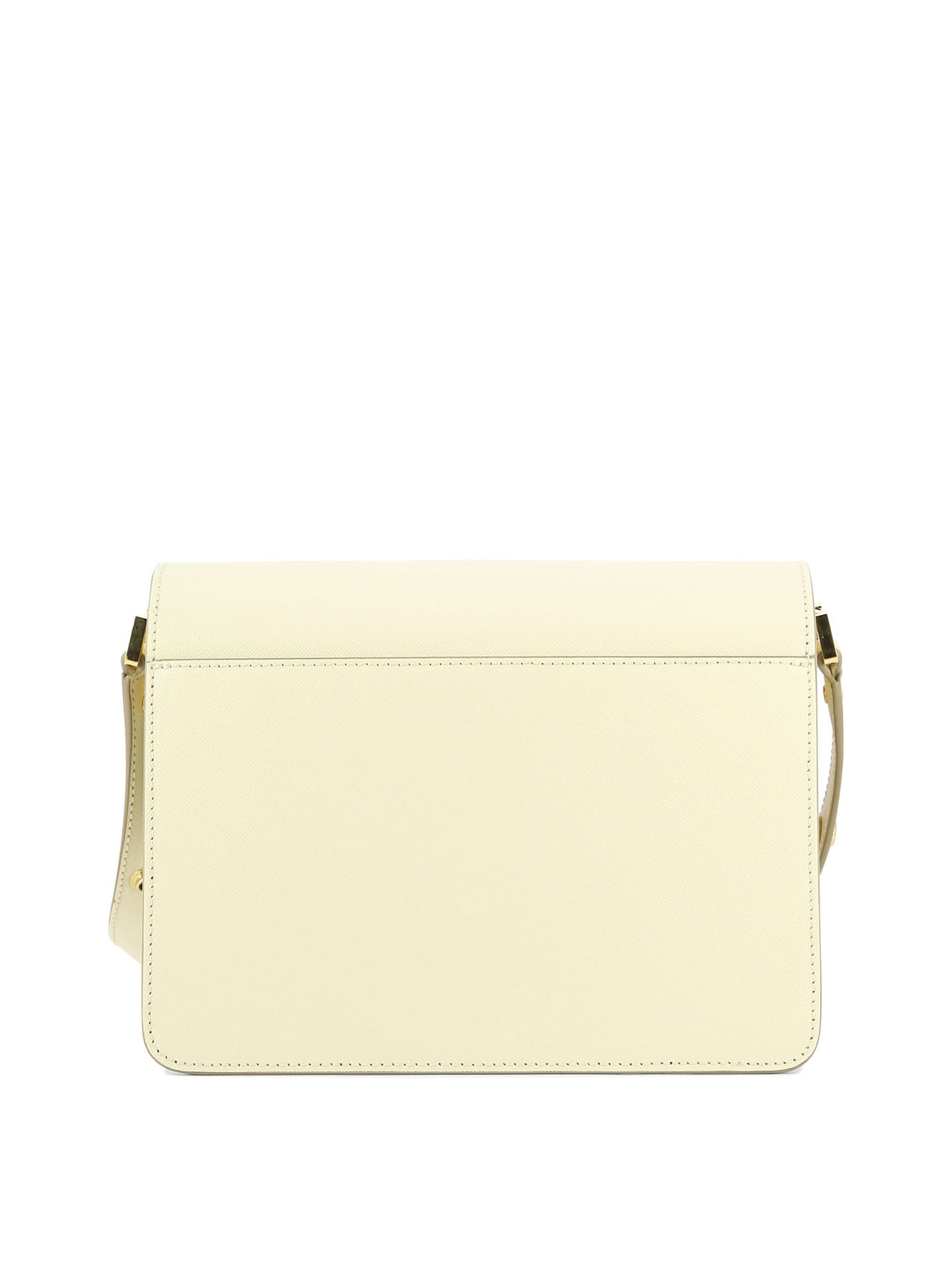 MARNI White Adjustable Shoulder Handbag with Inner Zip Pockets for Women in SS24 Collection