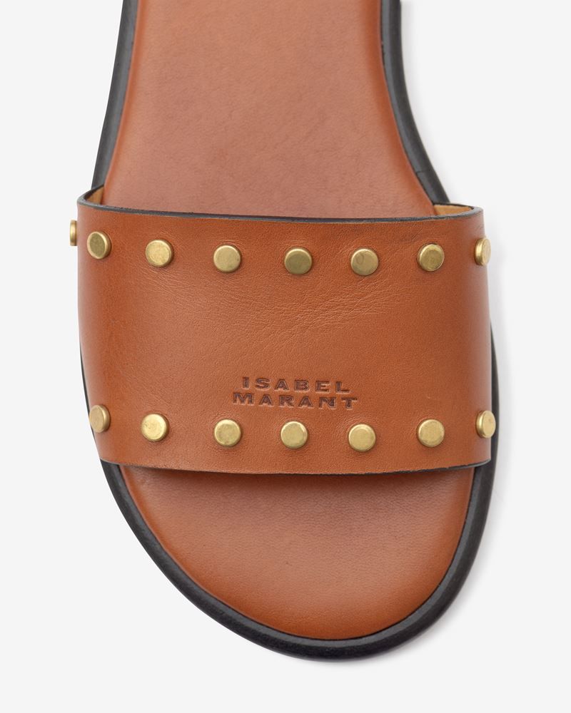 ISABEL MARANT Brown Leather Sandals for Women - SS23 Collection