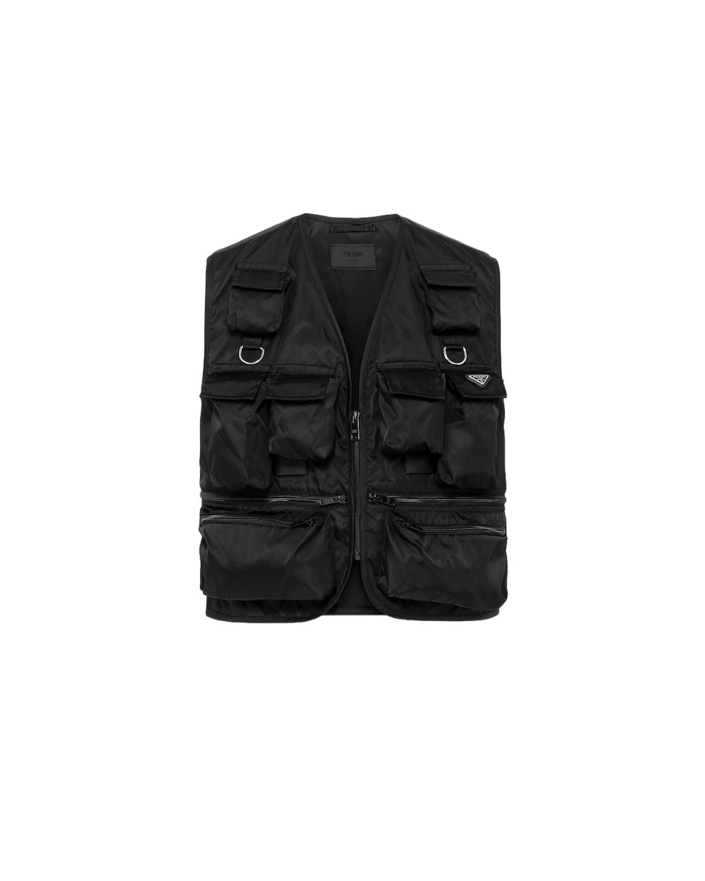 PRADA Classic Black Vest for Men - Sustainable and Stylish