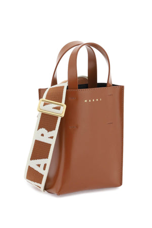MARNI NANO MUSEO Tote Handbag in Brown for Women