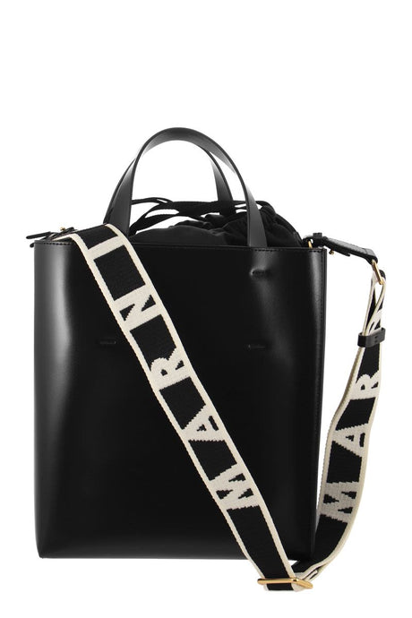 MARNI Mini Museo Artistic Black Crossbody Bag for Women