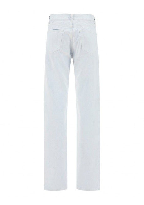 Quần jeans bó đương đứng kim loại nam - bộ sưu tập SS24