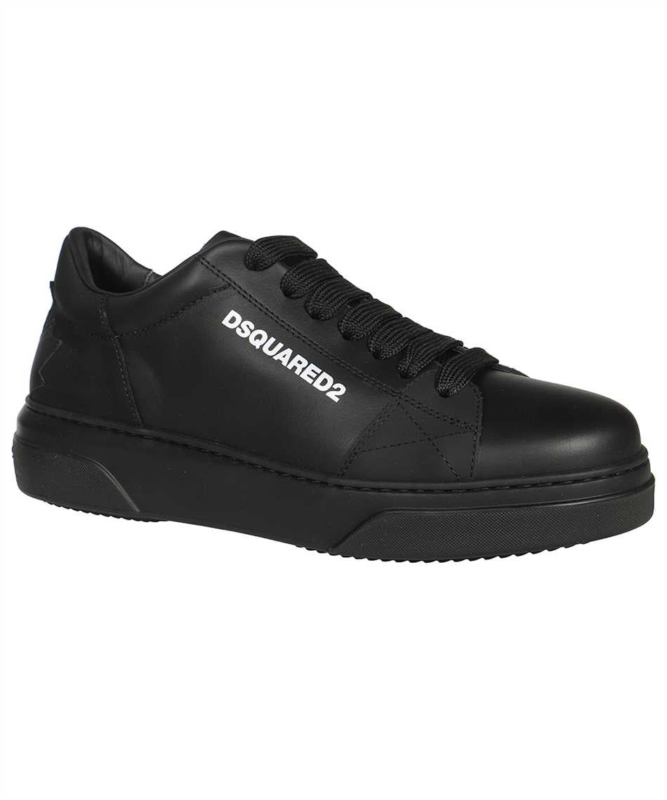 DSQUARED2 Black Low-Top Sneakers for Men