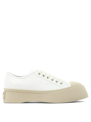 MARNI White Leather Sneakers for Women - FW24 Collection