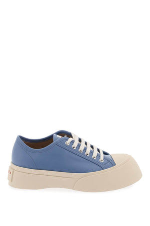 MARNI Blue Leather Sneakers for Women with Oversized Sole