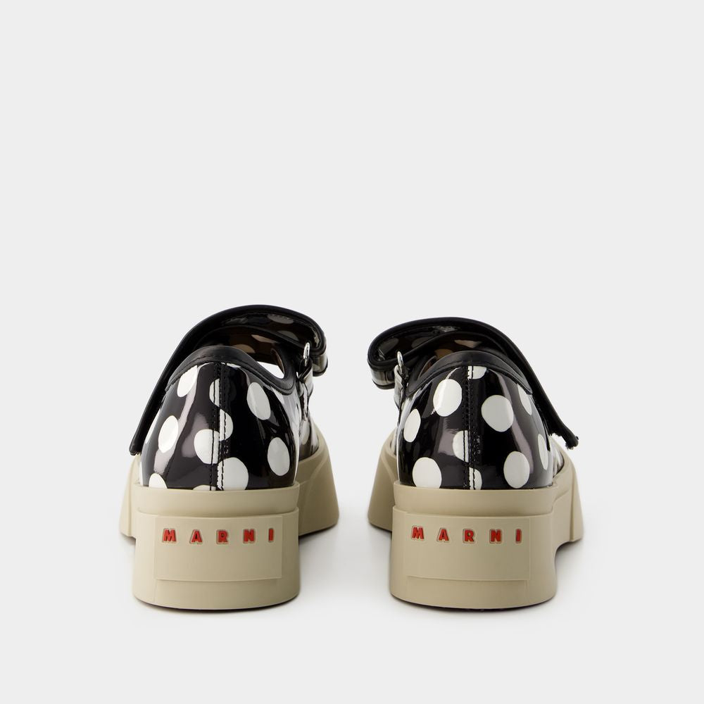 MARNI Black Mary Jane Sneakers for Women
