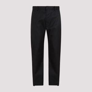 PRADA Black Nylon Pants for Men - SS24 Collection