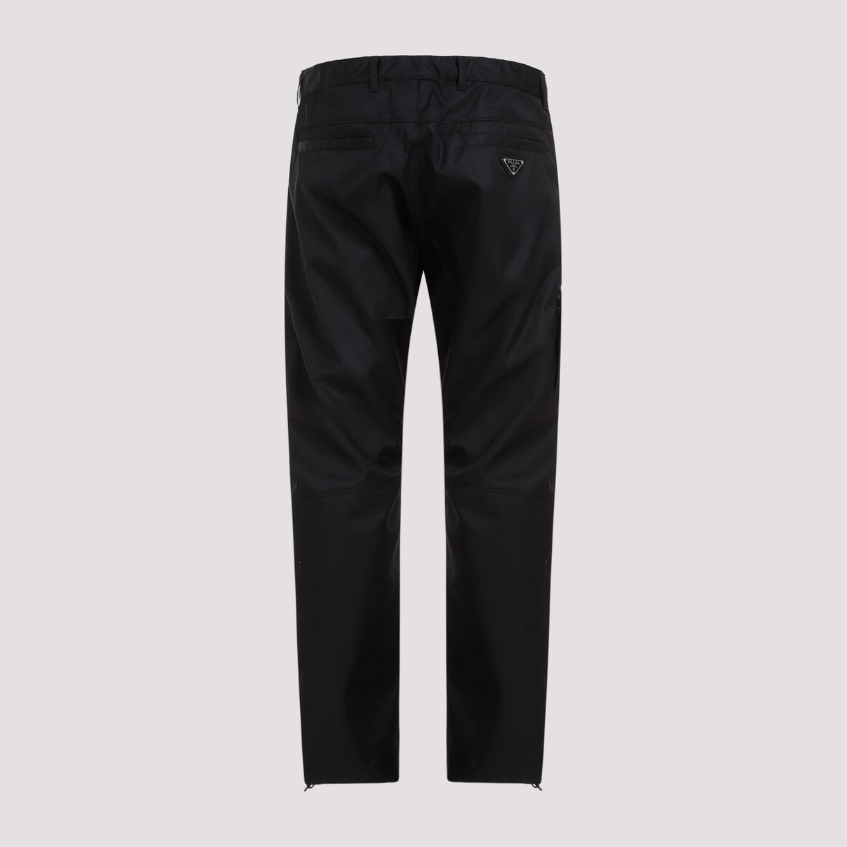 PRADA Black Nylon Pants for Men - SS24 Collection