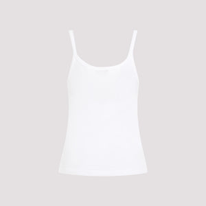 MARNI Classic White Wide Neck Tank Top for Women - SS24 Collection