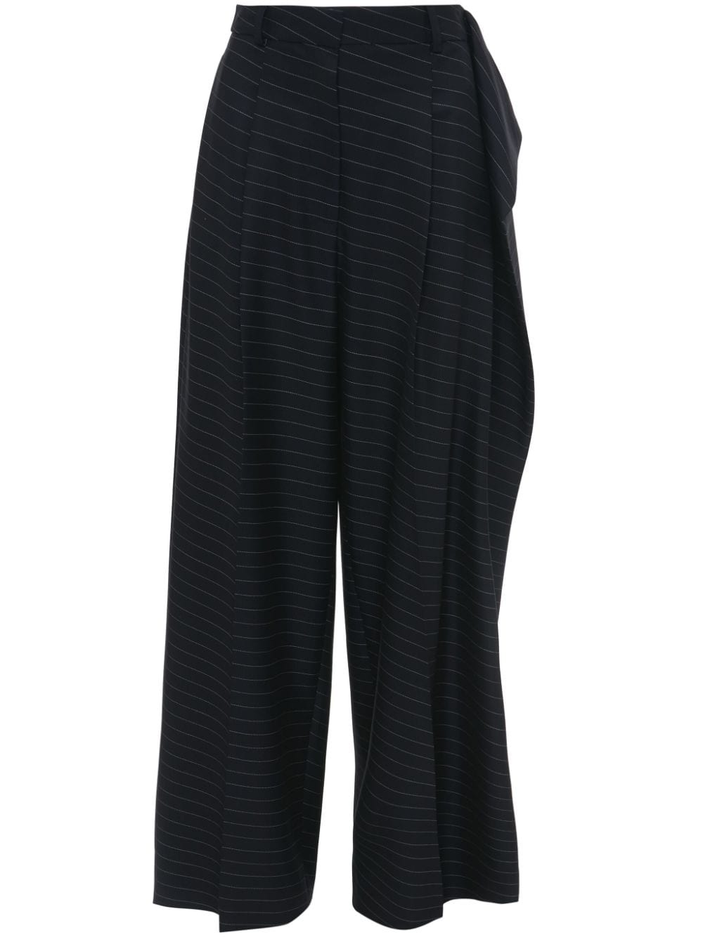JW ANDERSON Navy Striped Pants for Women - SS24 Collection