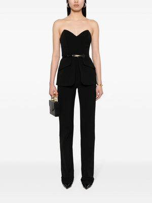 ELISABETTA FRANCHI Stylish and Chic Black Jumpsuit for Women - SS24 Collection