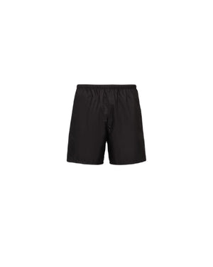 PRADA Black Re-nylon Beachwear for Men - FW23 Collection