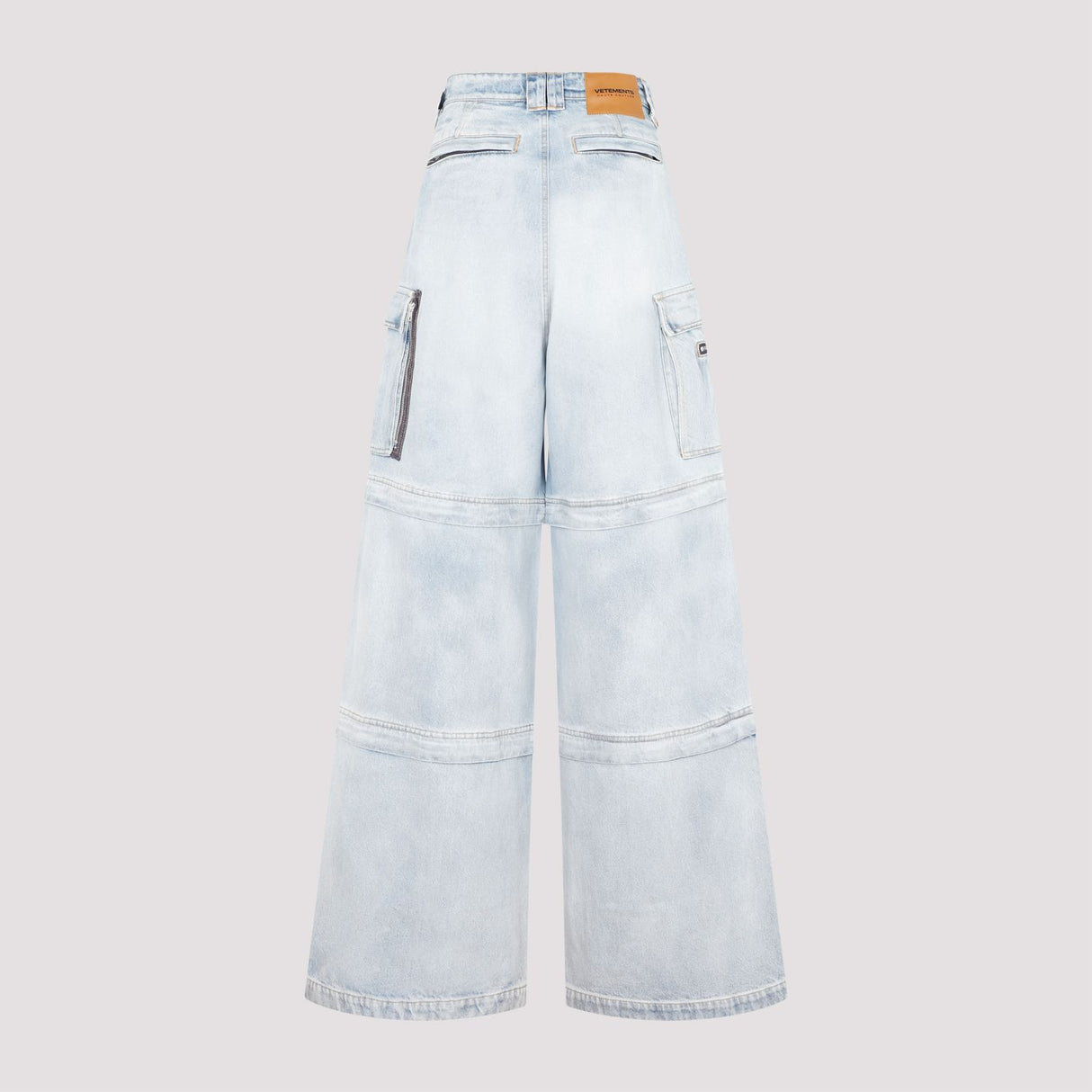 VETEMENTS Blue Baggy Jeans for Women, FW23 Collection