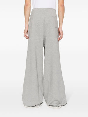 Cotton Blend Soft Grey Women's Sweatpants - SS24 Collection
