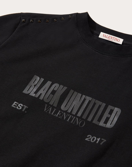 黑色Untitled+S短袖T恤- SS23系列