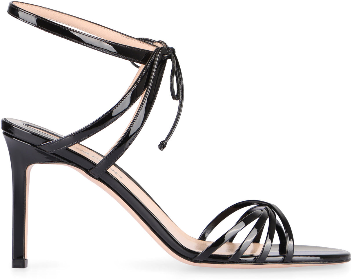 TOM FORD ANGELICA HEELED LEATHER SANDALS