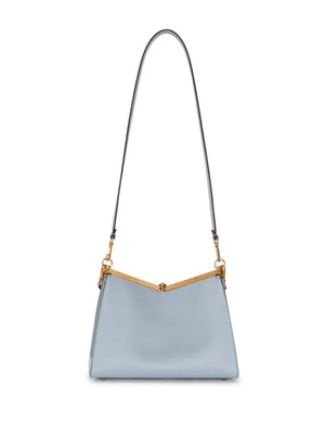 Pegasus Shoulder Handbag in Sky Blue with Detachable Straps