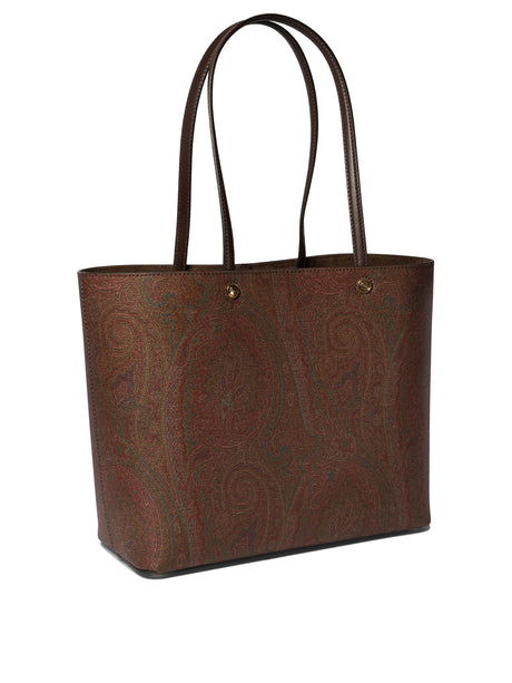 ETRO Essential Mini Shoulder Bag in Brown