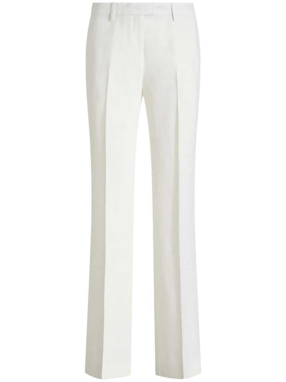 白色女士直筒裤 - SS24系列