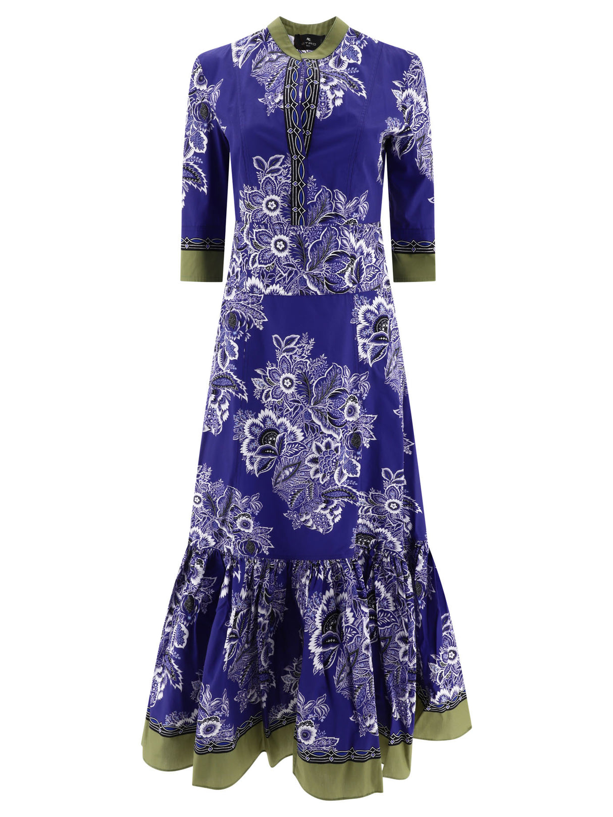 Blue Bandana Bouquet Dress for Women