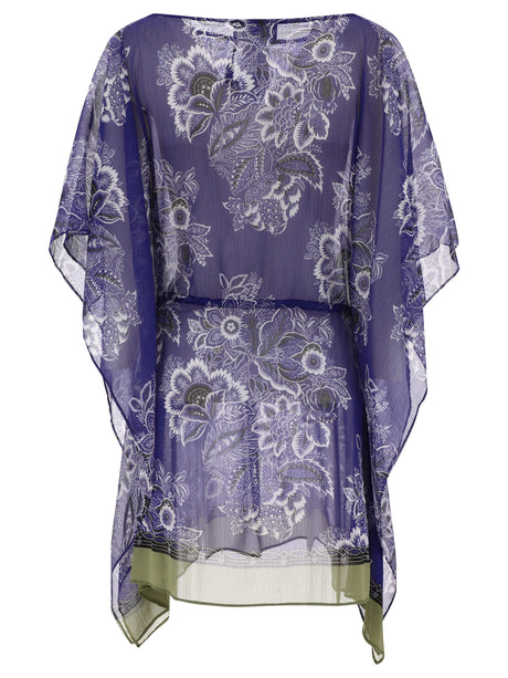 ETRO Navy Printed Caftan for Women - SS24 Collection
