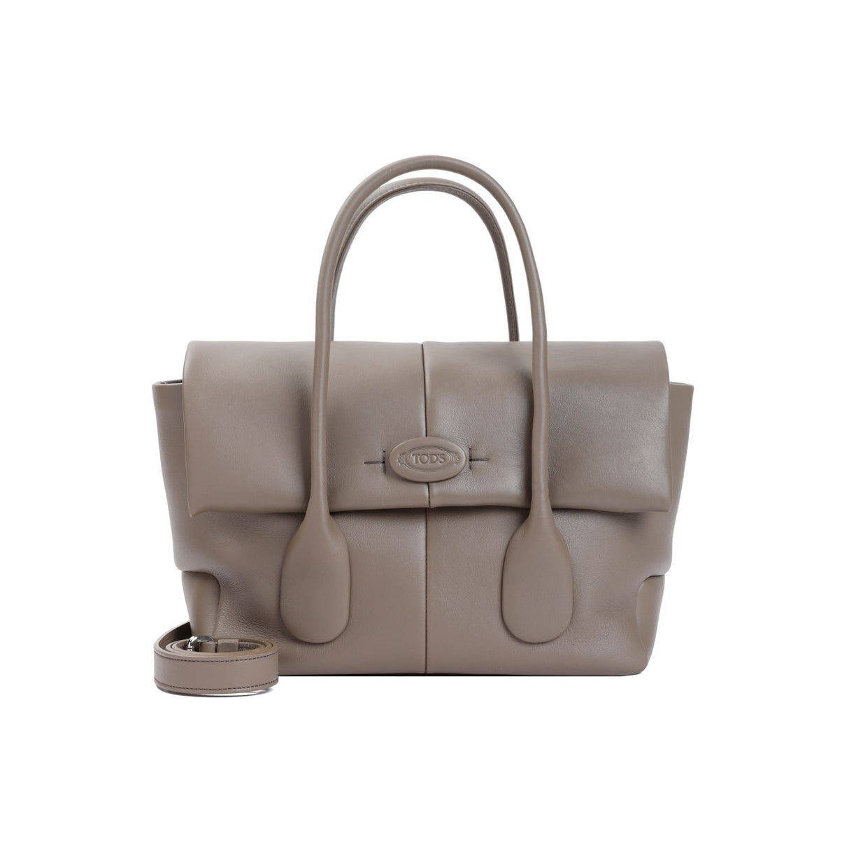 TOD'S Luxury Gray Leather Handbag for the Fashion-Forward Woman