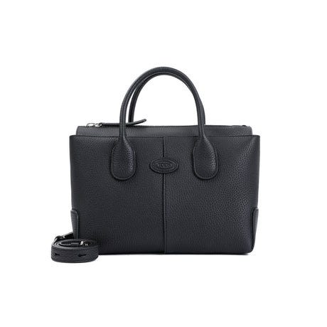 TOD'S Elegant Grained Calf Leather Handbag 32x21x15 cm