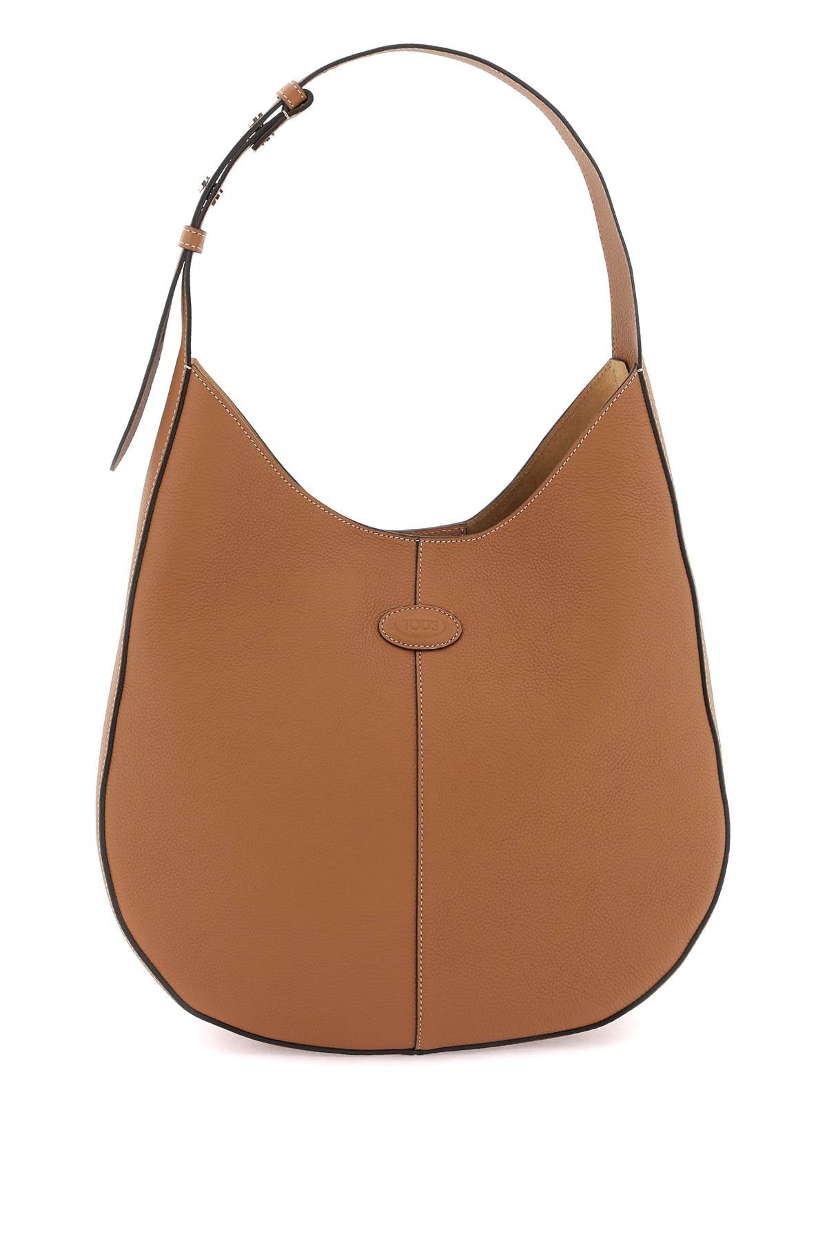 TOD'S Sophisticated Grained Leather Hobo Handbag for Women