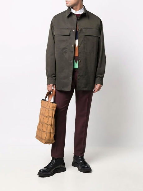 OLIVE GREEN SS22 Men's Fashion Coat by VALENTINO