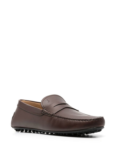 TOD'S 2024 Trendy Men's Laced Up Shoes in Brown