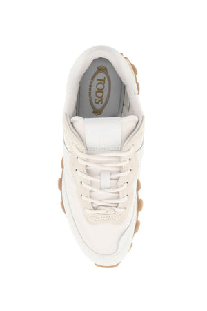 TOD'S 1T TECHNO-FABRIC AND LEATHER Sneaker
