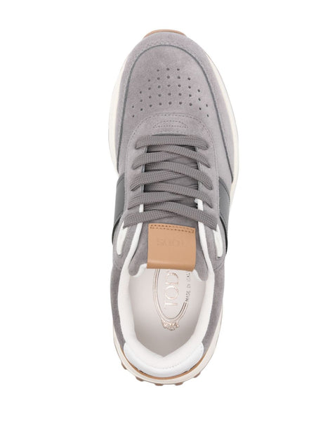 TOD'S 2024 Men's Grey Sneakers for an Effortlessly Stylish Look