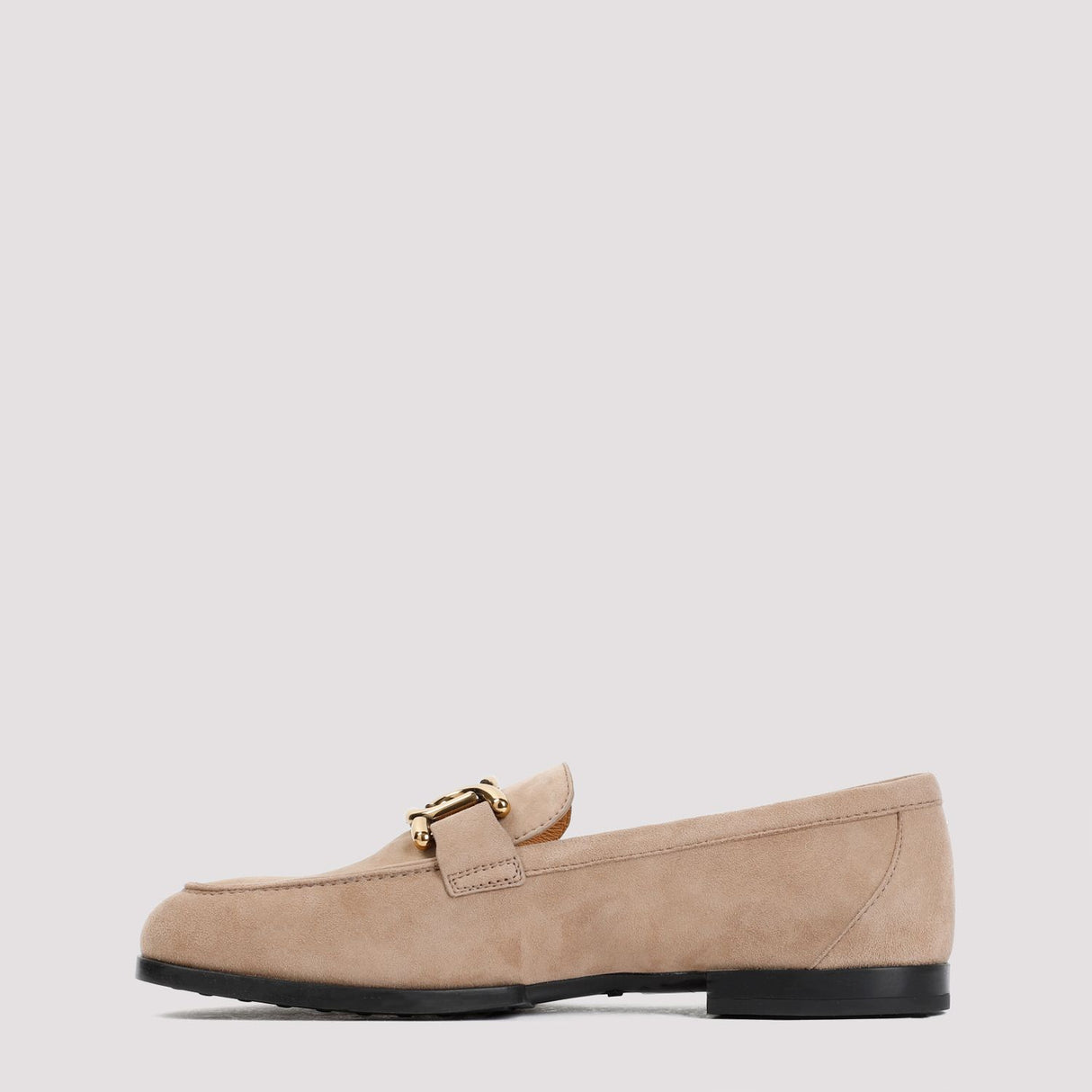 Nude & Neutral Suede Loafer for Women