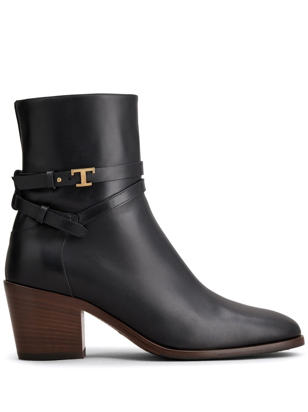 TOD'S Classic Logo Leather Boots for Women