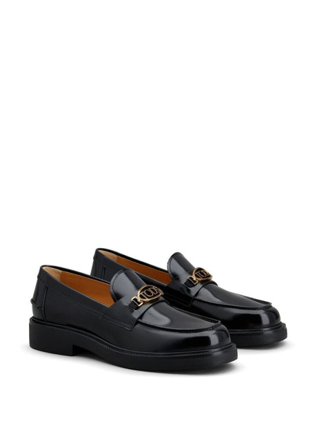 TOD'S LOGOPLAQUE LOAFERS