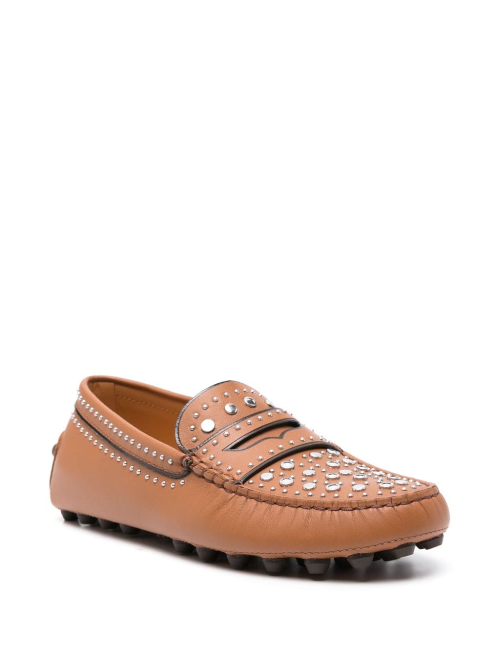 TOD'S Designer Brown Loafers for Women - SS24 Collection
