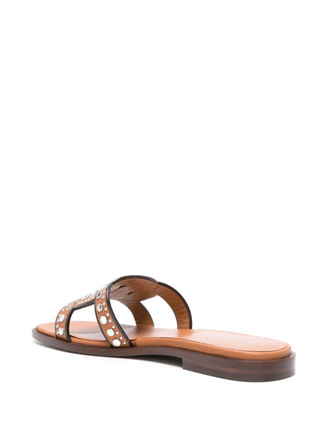TOD'S Stylish 24SS Sandals for Women in Brown