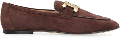 Sophisticated Brown Suede Loafers for Women - FW24