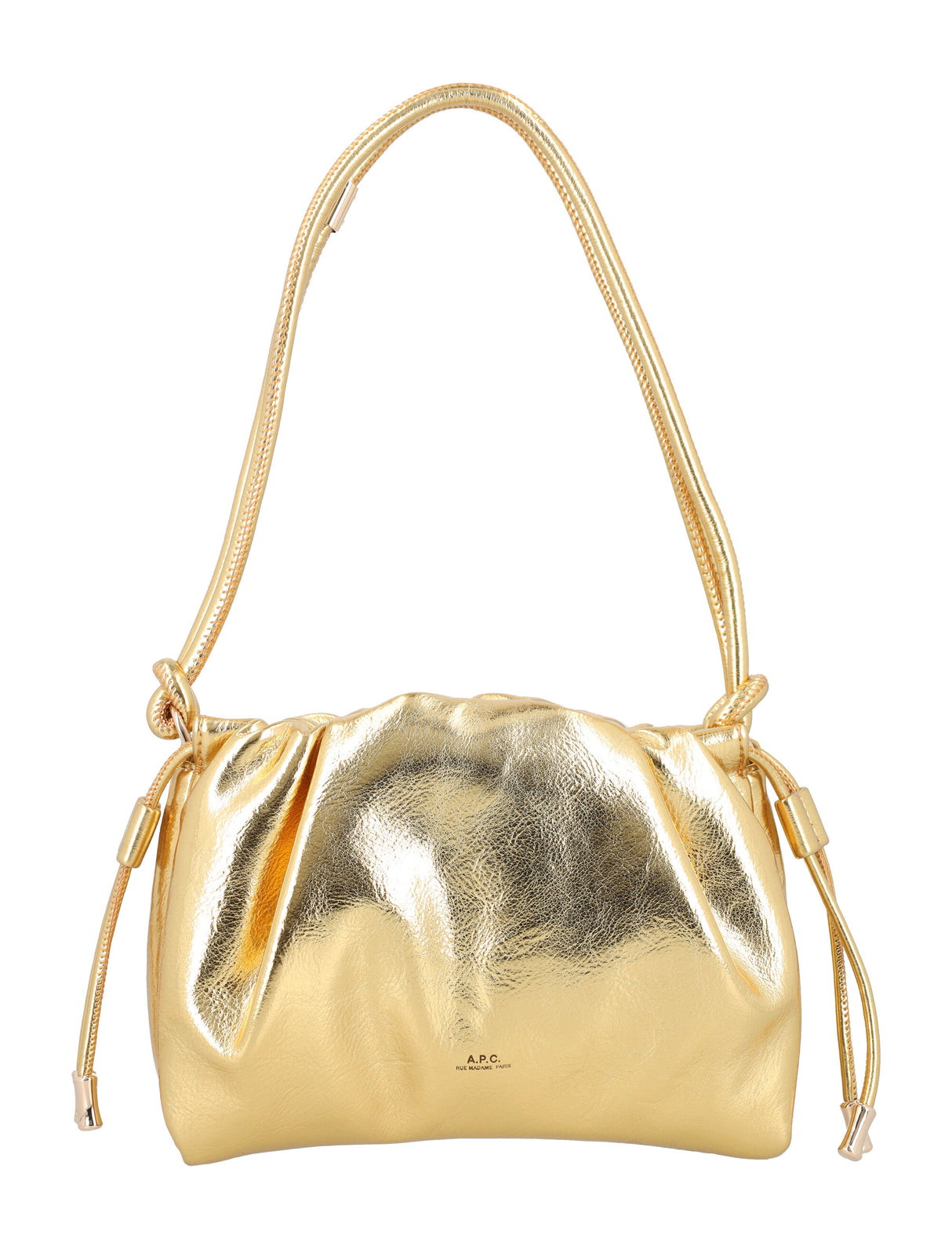 A.P.C. Ninon Mini Shoulder Handbag in Gold for Women - Spring/Summer 2024